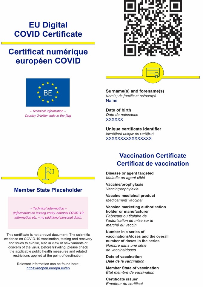 Cum Va ArÄƒta Certificatul European De Vaccinare Care Va Intra In Vigoare De La 1 Iulie Stirileprotv Ro