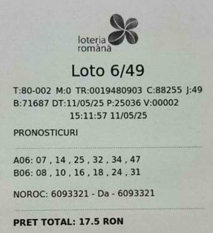 Cine este câștigătoarea marelui premiu la Loto 6/49 din 11 mai. A mărturisit cu cine va împărți cei 1,96 milioane euro