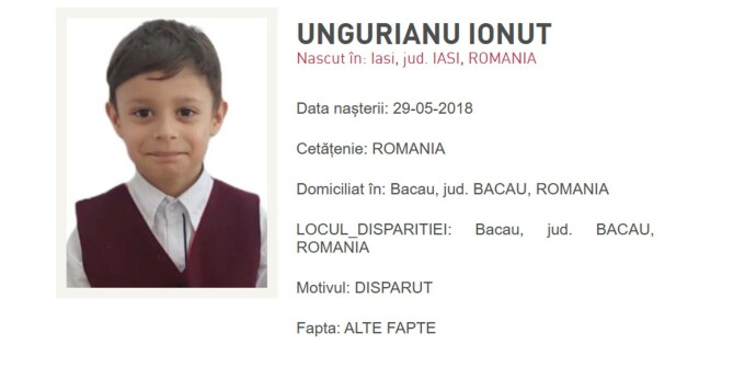 copii dispăruţi
