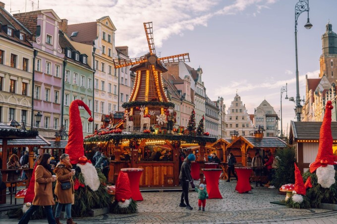 targul de craciun Wrocław, Polonia