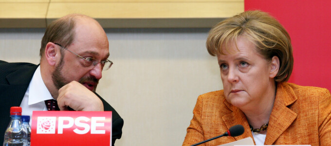 Martin Schulz Angela Merkel