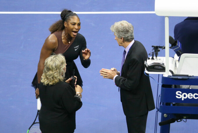 Serena Williams, furioasă la finala US Open