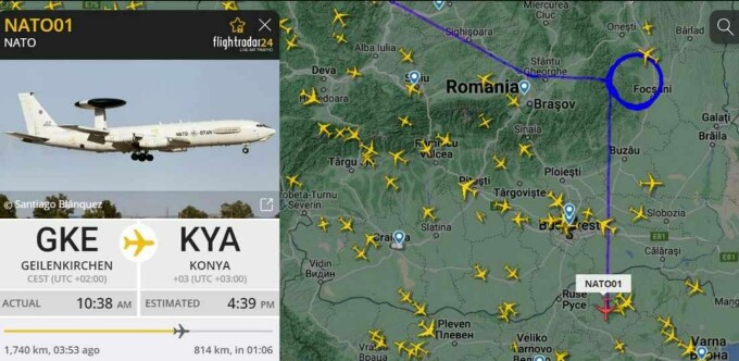 Cottage chin Mercury Avionul NATO01 a trecut prin spațiul aerian al României. A fost cel mai  urmărit zbor din lume - Stirileprotv.ro