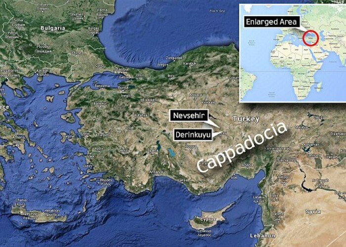 O noua mina de aur la bogatiile Cappadociei : Un oras subteran antic, vechi de 5.000 de ani, descoperit in Turcia! VIDEO
