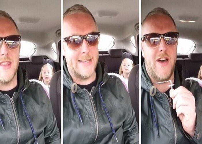 Tati, vreau un prieten si o sa am unul . Faza geniala cu o fetita de 4 ani si tatal sau | VIDEO
