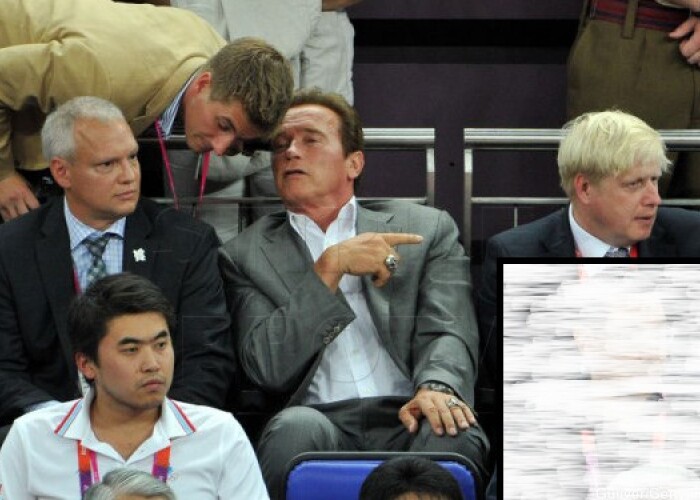 Aparitie-SURPRIZA la cea mai tare finala de la Olimpiada! Ce ROMAN este langa ARNOLD! FOTO