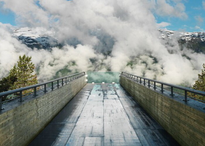 Una dintre cele mai frumoase privelisti din lume: Cum arata observatorul Aurland! FOTO