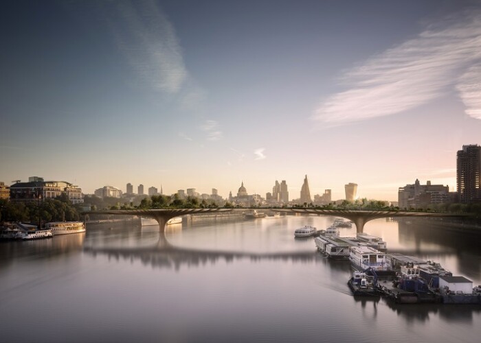 Asa o sa arate podul de 275 de milioane de dolari din Londra! FOTO