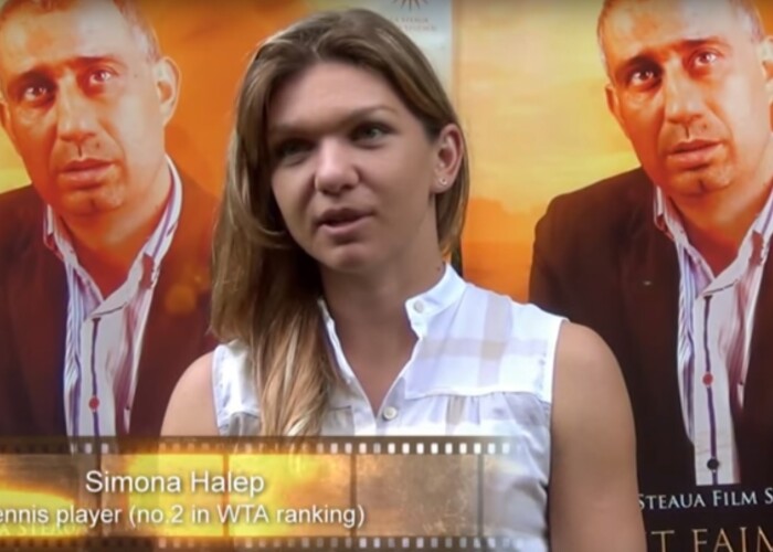 Nu sunt faimos, dar sunt aroman . Prima inregistrare cu Simona Halep vorbind in machedoneste