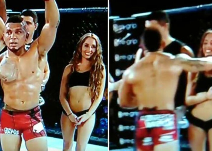 Nu degeaba i se spune BESTIA! Un luptator de MMA a lovit o femeie dupa ce a pierdut un meci! Imaginile socante care fac inconjurul lumii