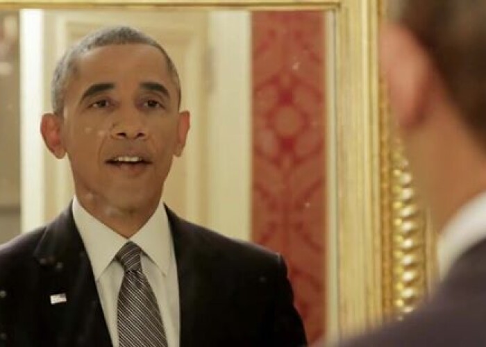 Obama joaca intr-un clip amuzant pentru a-si promova programul in domeniul sanatatii: VIDEO