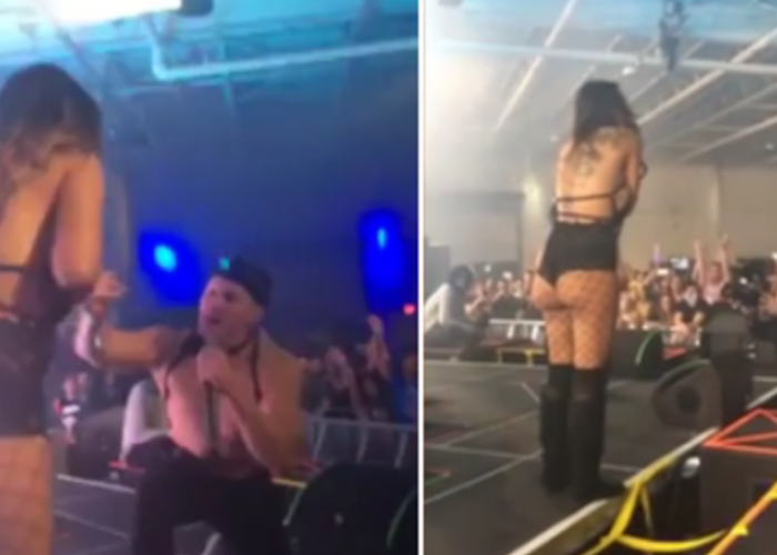 Si-a cerut iubita in casatorie pe scena unui concert, dar ce s-a intamplat in momentul urmator a devenit viral