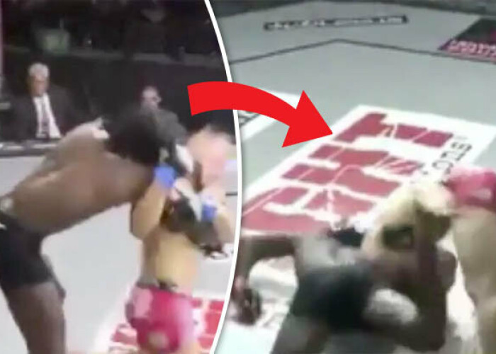 Cel mai bizat KO care s-a vazut vreodata in MMA! Si-a trimis adversarul la somn fara sa-l loveasca! Cum a reusit