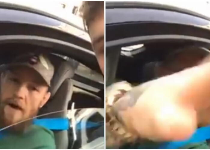 L-a vazut pe McGregor la semafor si a vrut sa-si faca un selfie cu el, dar vedeta din MMA a reactionat agresiv