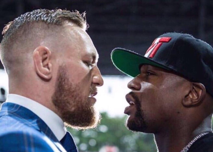 Ce a facut Mayweather dupa ce a vazut fotografia de la prima conferinta de presa cu McGregor