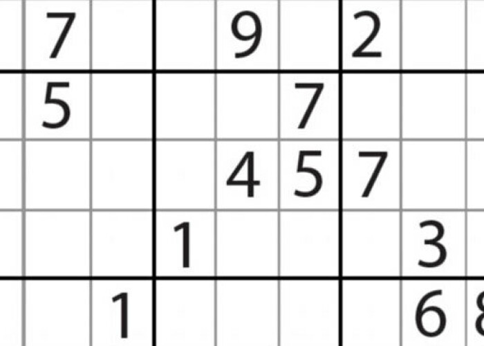 Daca il rezolvi esti tare! Asta este singurul joc SUDOKU cu o singura varianta de rezolvare