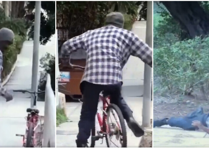 A vazut o bicicleta fara antifurt si s-a urcat pe ea. Ce s-a intamplat insa in momentul imediat urmator