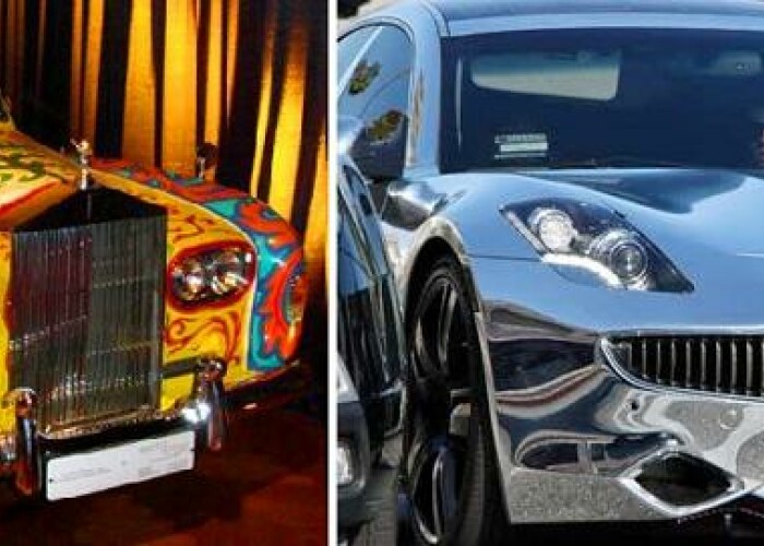 Fabuloasa colectie de masini The Beatles vs. garajul ultra straucitor al lui Bieber! Cum arata singurul Rolls Royce tunat de tigani: