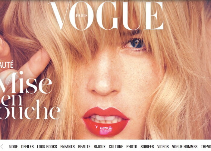 O romanca pe coperta celui mai recent numar al Vogue Paris! FOTO