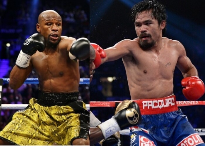 Cati pumni a incasat Mayweather si cati a incasat Pacquiao: Ce si-au notat comentatorii in timpul meciului FOTO