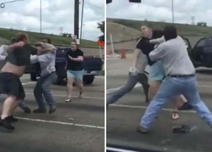 Stupefiant! Bataie ca in filme dupa un accident de masina banal! O femeie a fost lovita cu pumnul! Ce s-a intamplat la final este incredibil