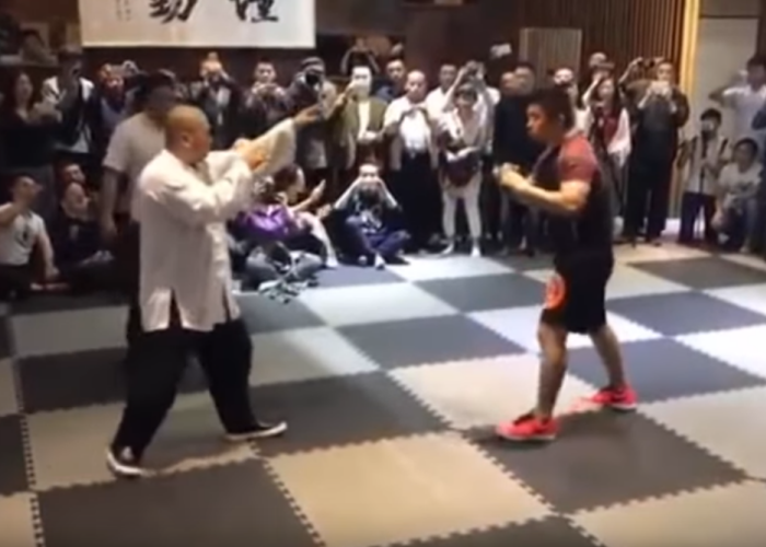 Un luptator de MMA sau un practicant de Tai Chi?! Lupta incheiata brutal: VIDEO
