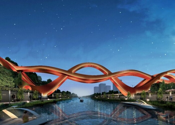 Cum va arata podul innodat din China: FOTO