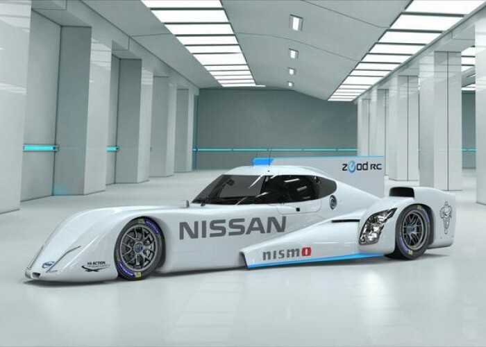 Nissan vrea sa zboare la La Mans cu o racheta electrica: FOTO cu automobilul imposibil :