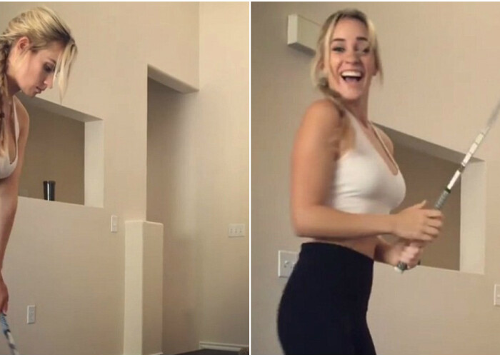 E blonda, are 23 de ani si sute de mii de fani pe net! Ce a reusit aceasta sportiva in 10 secunde