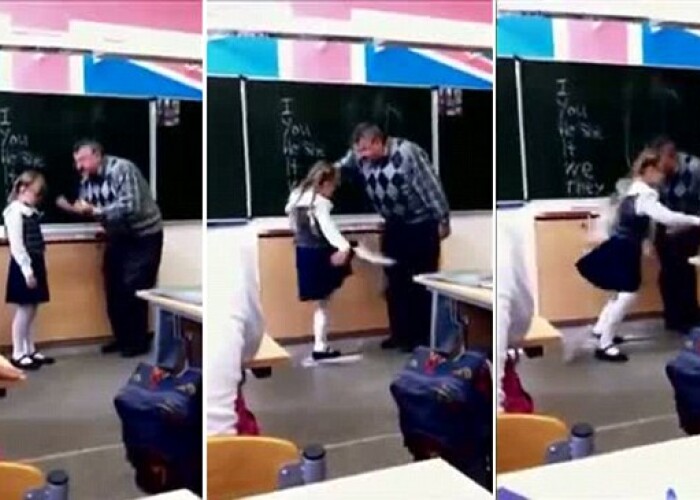 Cum si-a facut O FETITA singura dreptate in fata PROFESORULUI :) VIDEO