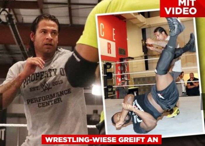 Antrenamentele din fotbal sunt o joaca! Fostul portar al nationalei Germaniei, Tim Wiese, a inceput lupta in wrestling