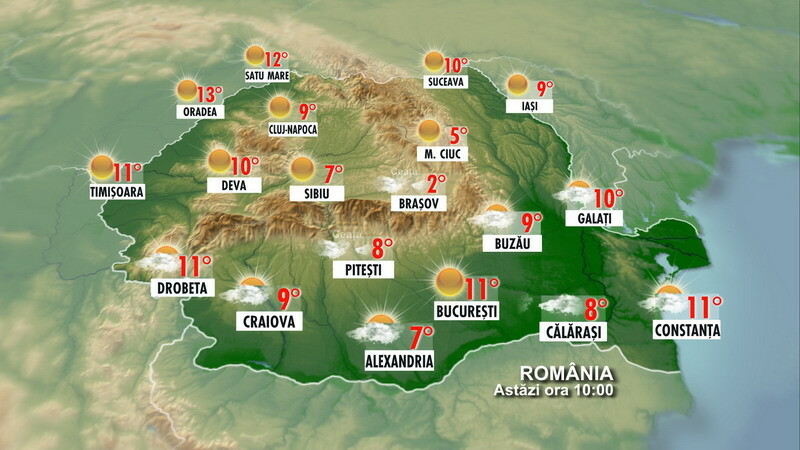 Vremea in Romania 26.04.2009