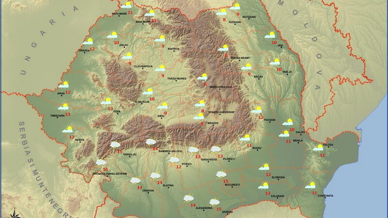 vremea, meteo, duminica