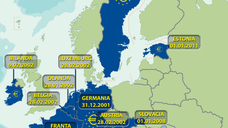 Harta tarilor din Zona Euro