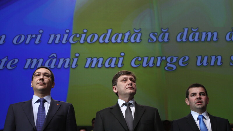 Victor Ponta, Crin Antonescu si Daniel Constantin | USL