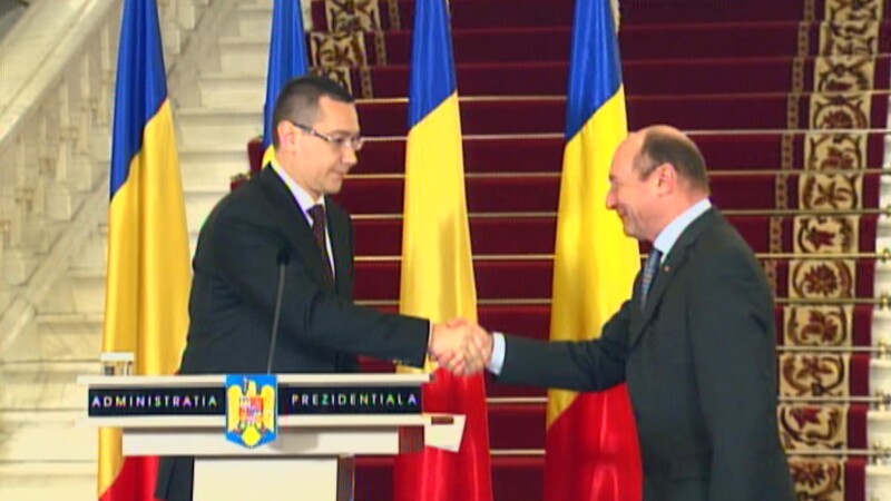 Victor Ponta si Traian Basescu