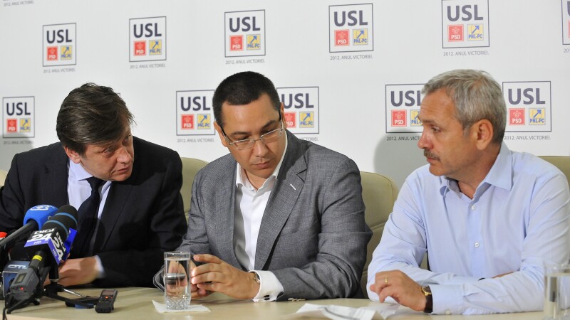 Crin Antonescu, Liviu Dragnea, Victor Ponta
