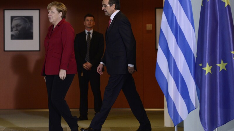 Angela Merkel, Antonis Samaras