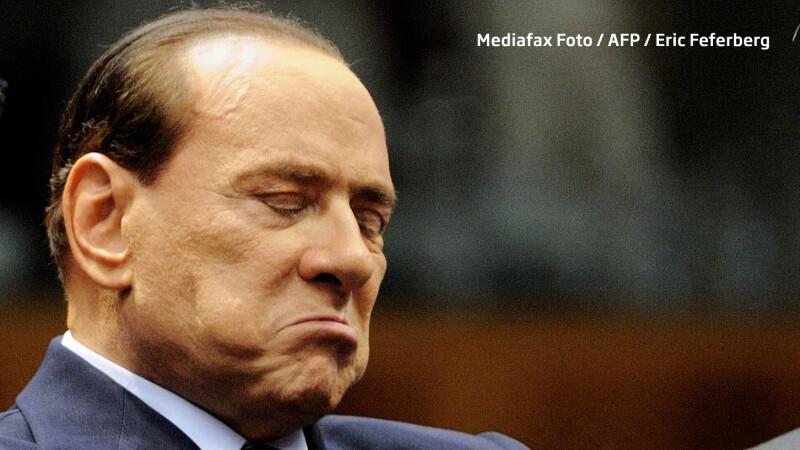 Silvio Berlusconi trist si suparat