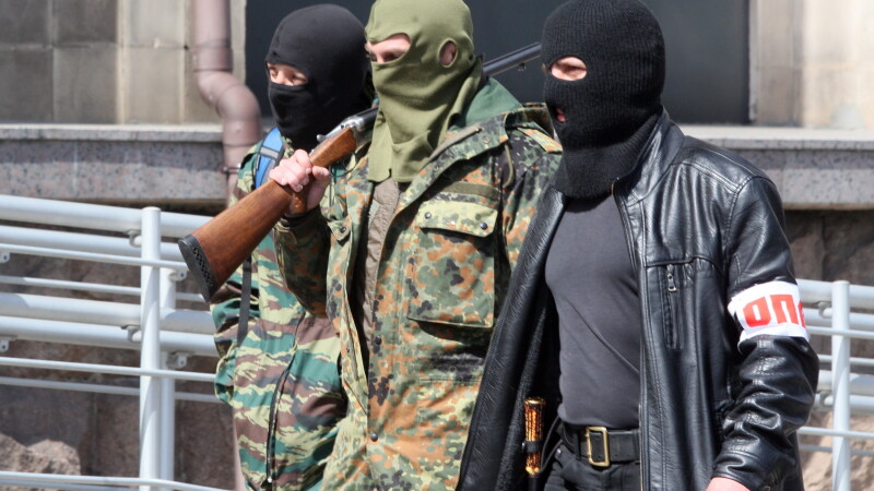 Militanti pro-rusi din Donetk