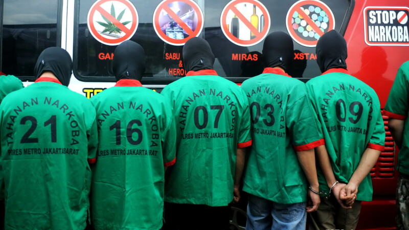 Traficanti de droguri in Indonezia