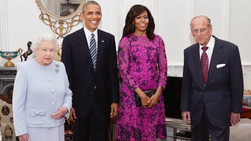 Barack Obama si Regina Elisabeta