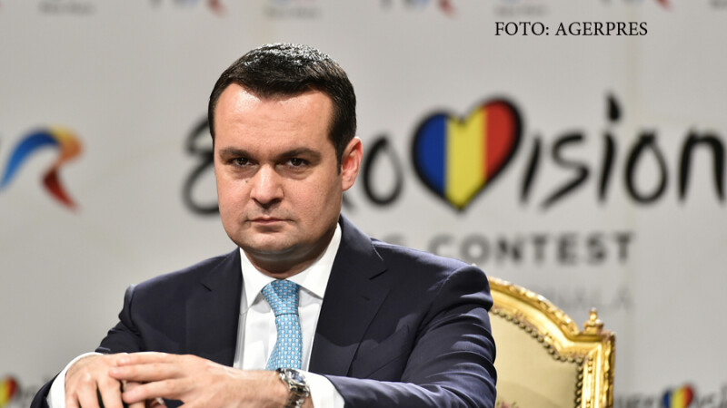 Catalin Chereches, primarul municipiului Baia Mare, participa la conferinta de presa prilejuita de organizarea concursului Eurovision 2016