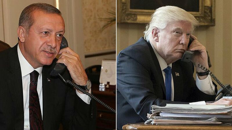 Trump, Erdogan - split