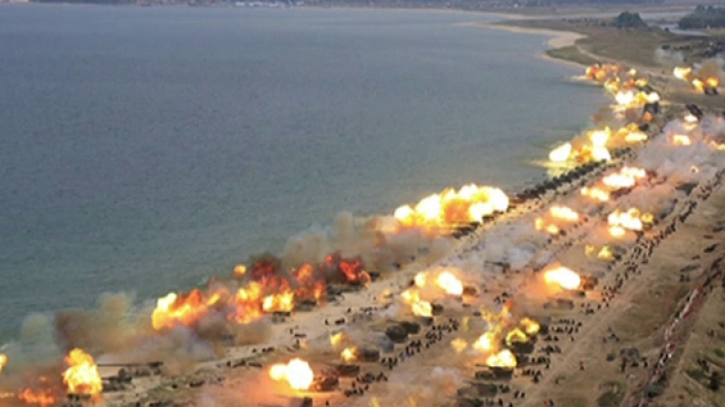 exercitiu militar Coreea de Nord