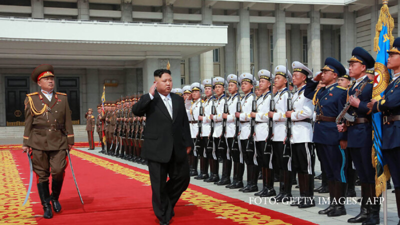 Kim Jong Un, inspectie militara