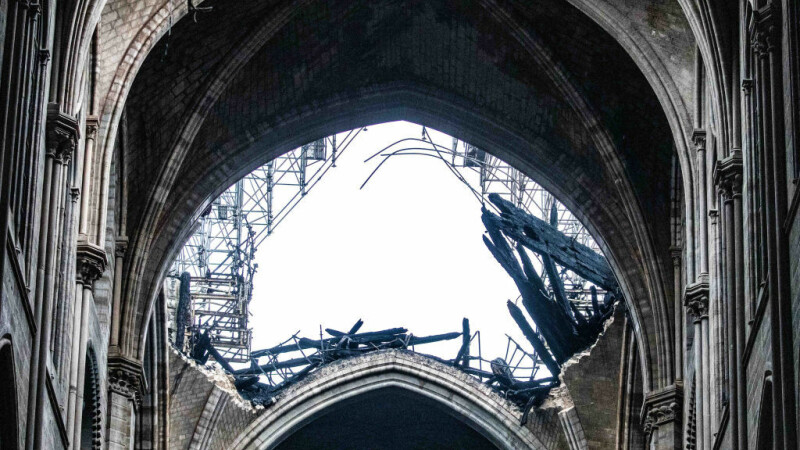 Primele imaginii din interiorul Catedralei Notre Dame - 5