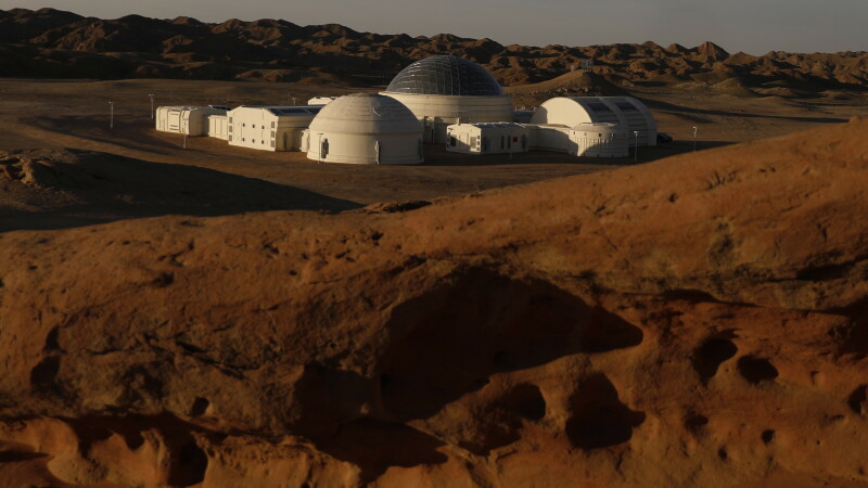 Baza Marte 1, construită de chinezi în deşertul Gobi - 1