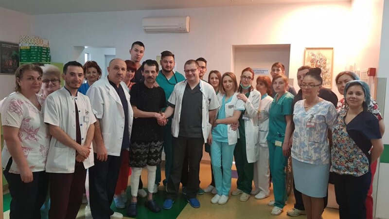 pacient cu arsuri grave, salvat in Brasov
