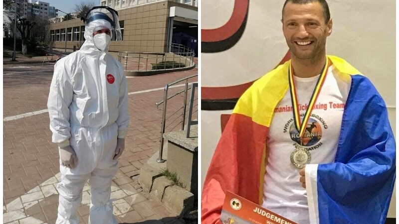 Sportivul care și-a luat concediu o lună pentru a fi voluntar în focarul de la spitalul din Suceava